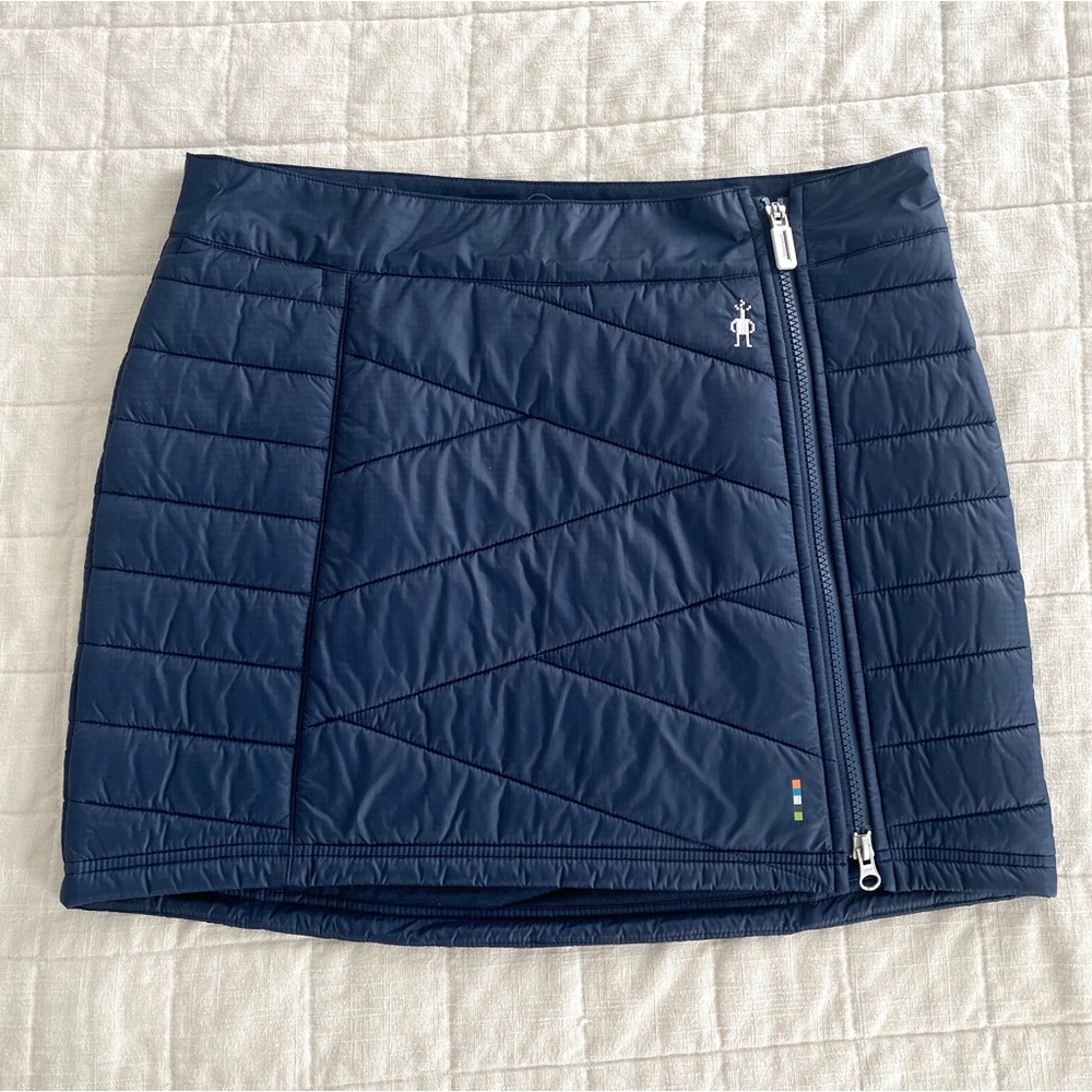 NWT Smartwool SmartLoft 120 Lightweight Wool Skirt Navy Size Medium - Picture 4 of 15